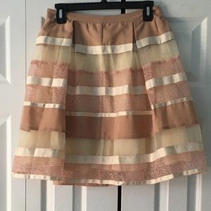RYU Grosgrain Ribbon Cream Skirt size Med